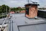 Completed Roof With Lift Shaft Flashings