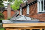 Roof installation on oak conservatory
