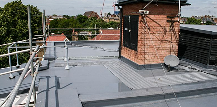 Refurbishing the roof to a block of flats
